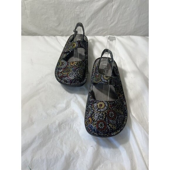 Alegria Jemma Spiro Multi Jem 325 Sz 38 US 8 - 8.5 Leather Clog Mary Jane - Picture 10 of 15